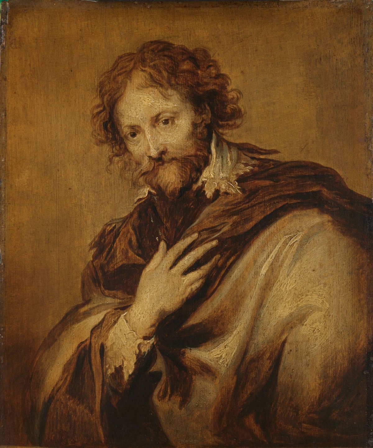Portrait of Peter Paul Rubens (1577-1640), Anthony van Dyck, c. 1630 - c. 1650