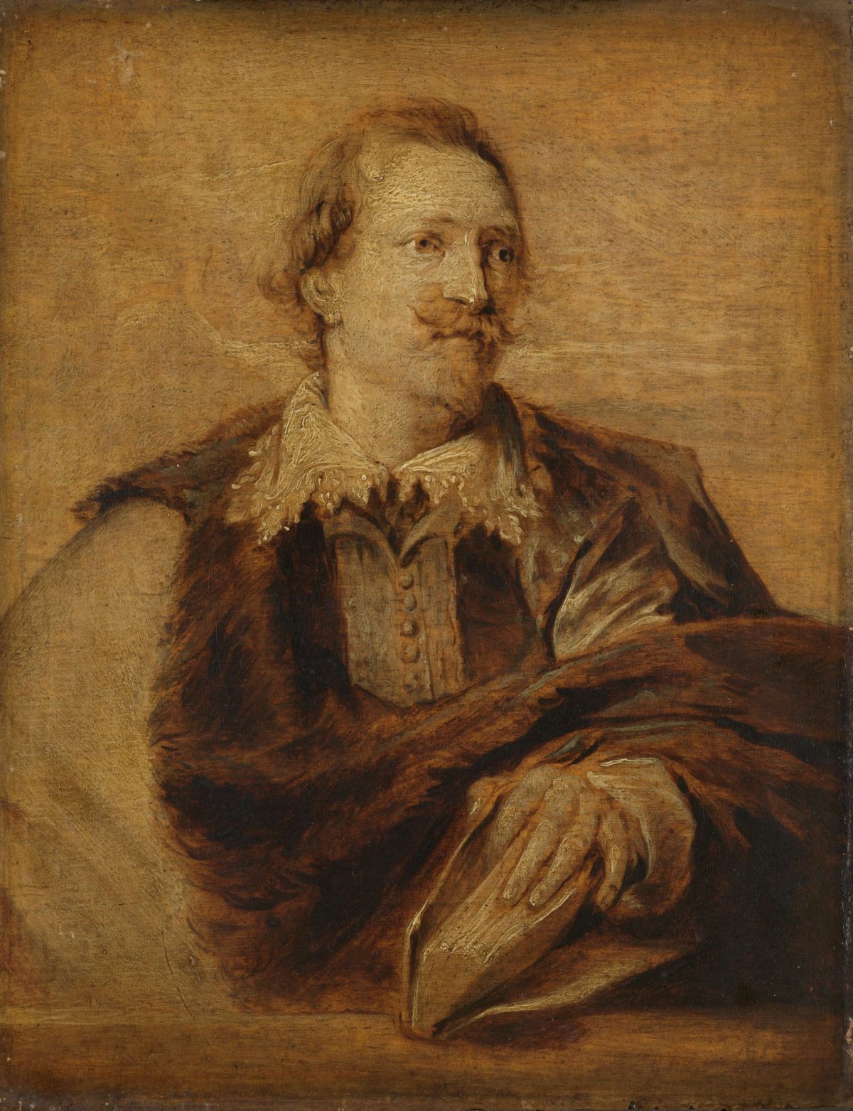 Portrait of Jan Gaspar Gevaerts (1593-1666), Anthony van Dyck, c. 1630 - c. 1650