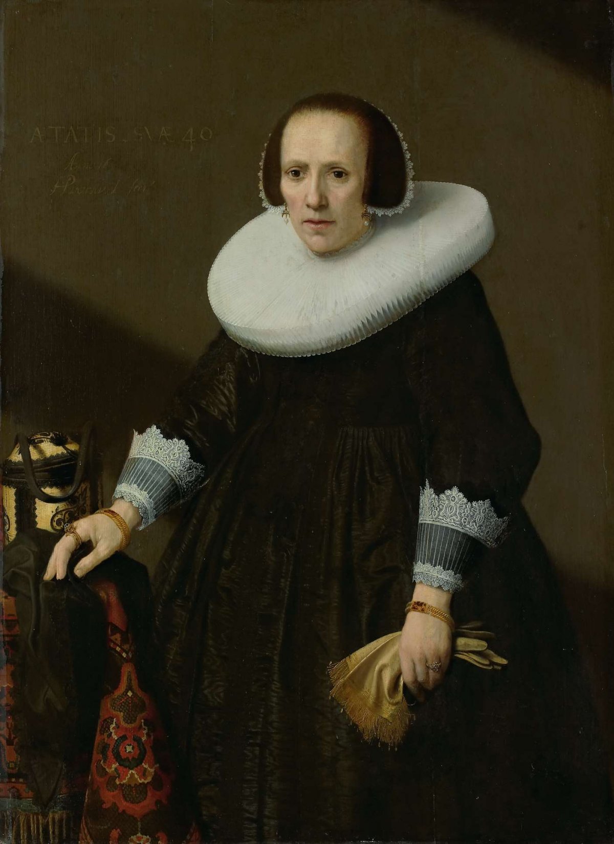 Portrait of Geertruyd Reael (1600-52), Huygh Pietersz Voskuyl, 1640
