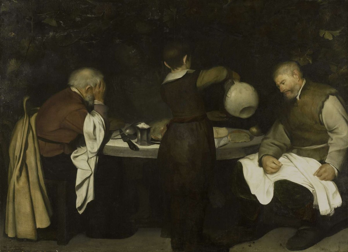 Supper at Emmaus, anonymous, 1620 - 1680