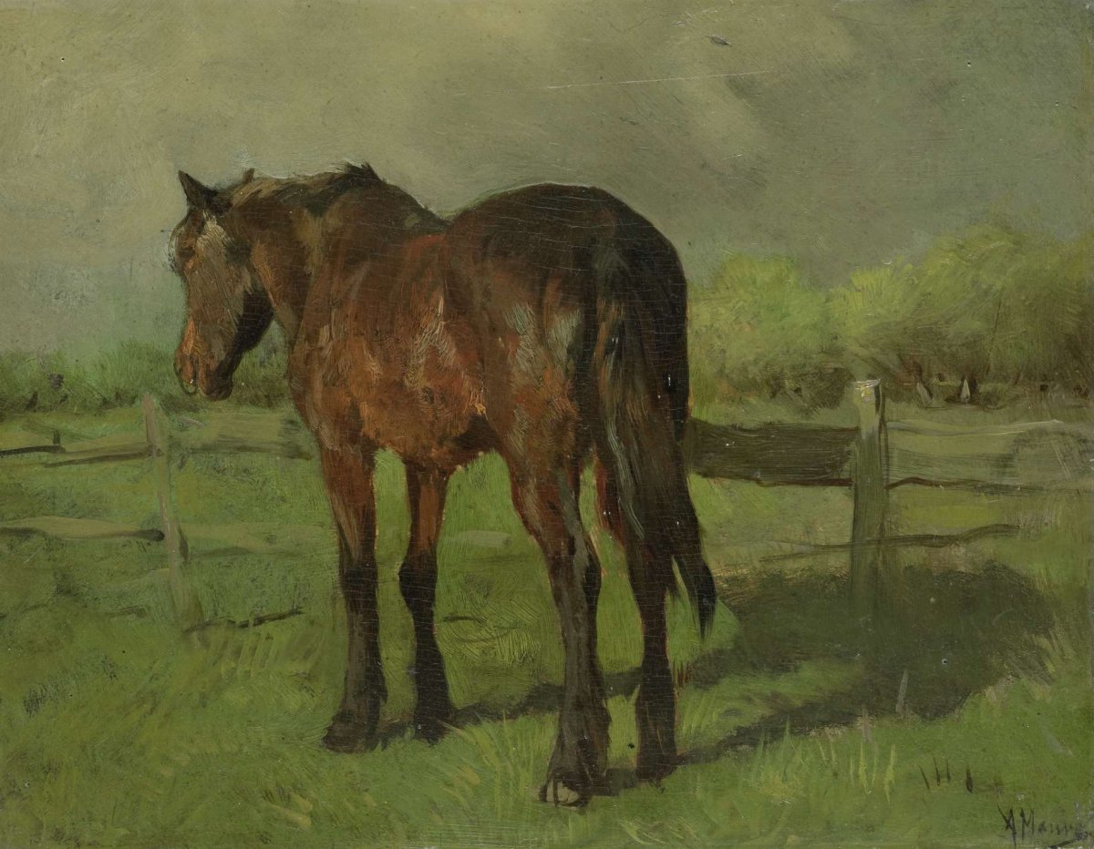 Paard, Anton Mauve, 1860 - 1888