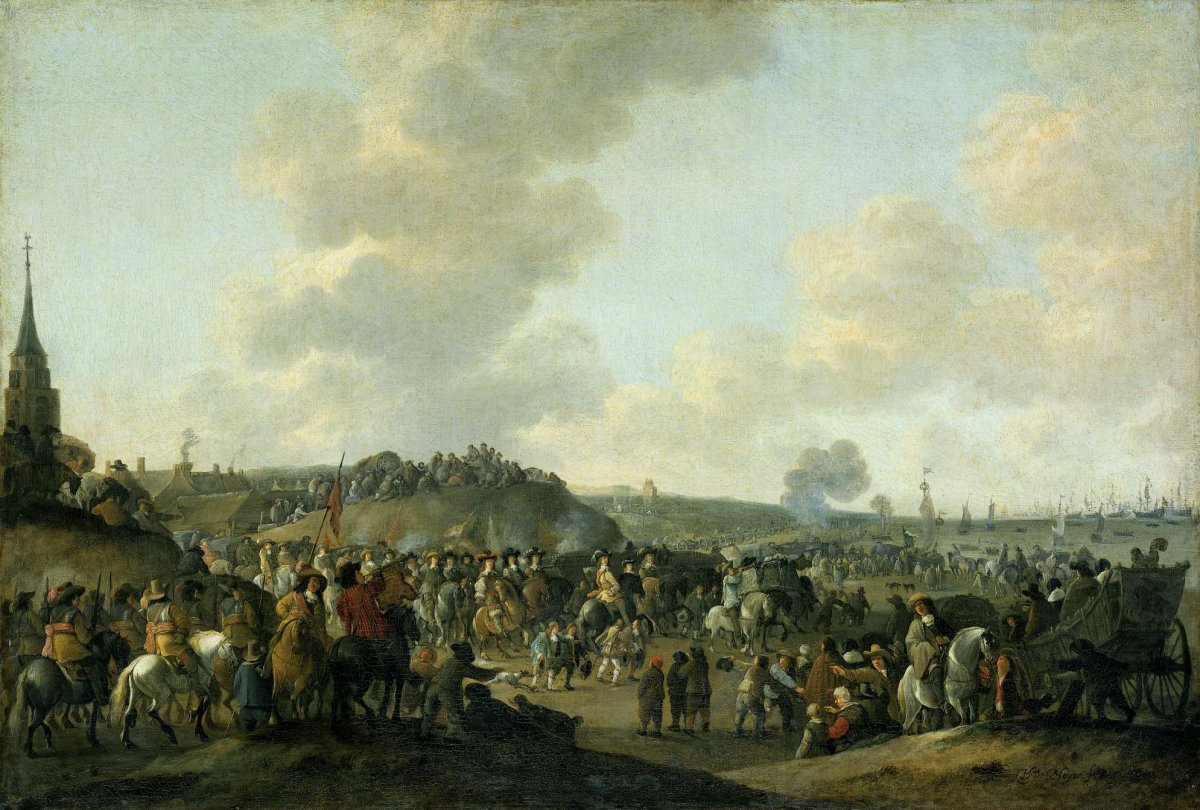 The Departure of Charles II of England from Scheveningen, June 2, 1660, Hendrick de Meijer, 1660 - 1683