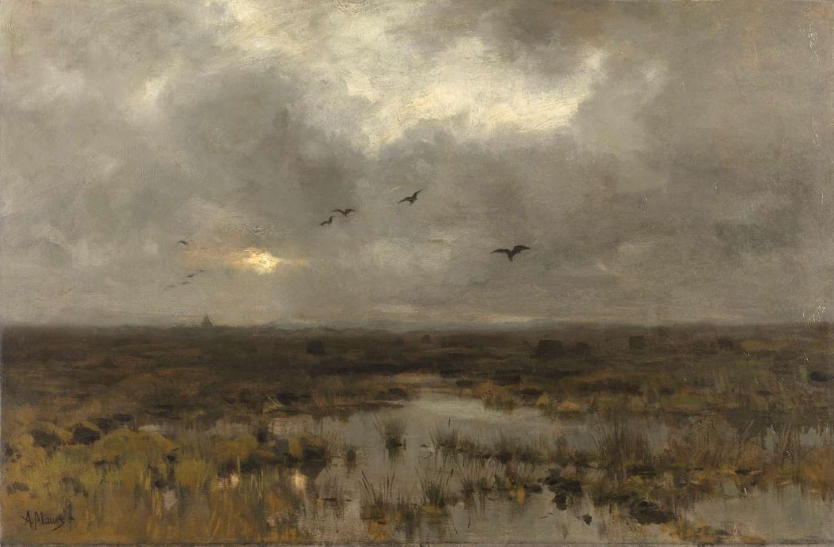 The Marsh, Anton Mauve, c. 1885 - c. 1888