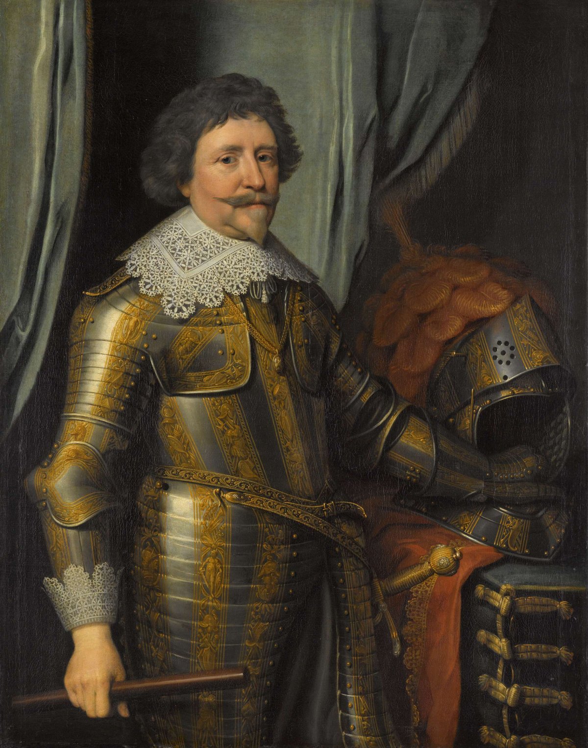 Portrait of Frederik Hendrik (1584-1647), Prince of Orange, Michiel Jansz van Mierevelt, c. 1632