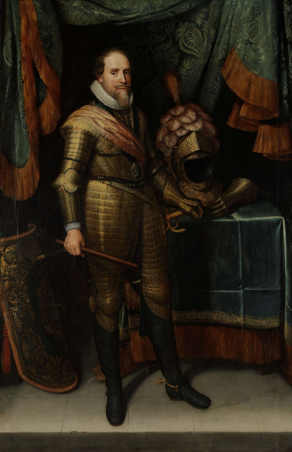 Maurits, Prince of Orange (1567-1625), Michiel Jansz van Mierevelt, c. 1613 - c. 1620