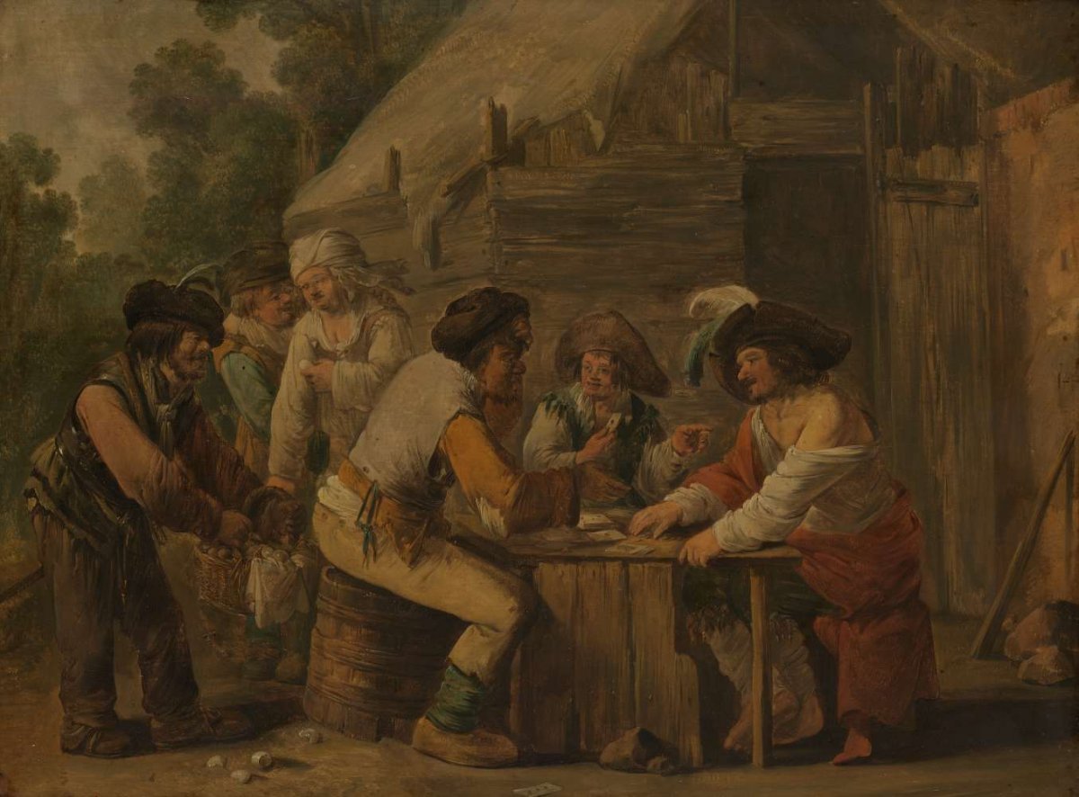 The Card Players, Andries Both, c. 1630 - c. 1635