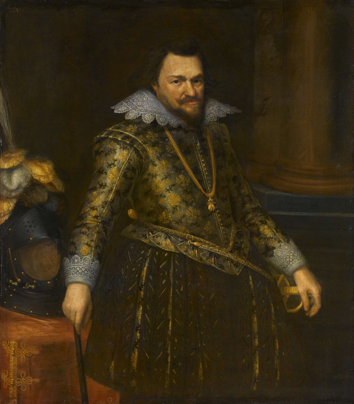 Portrait of Philips Willem (1554-1618), Prince of Orange, Michiel Jansz van Mierevelt, c. 1608