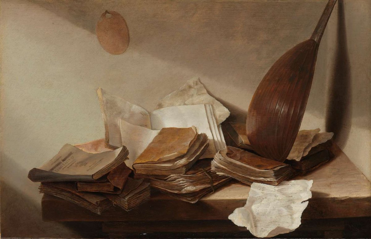 Still Life with Books, Jan Davidsz. de Heem, 1625 - 1630