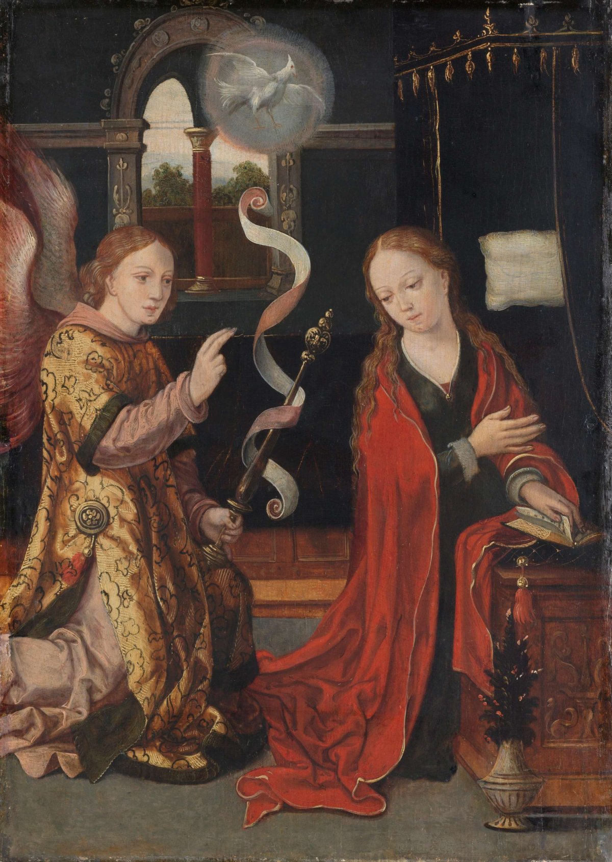 The Annunciation, anonymous, c. 1550