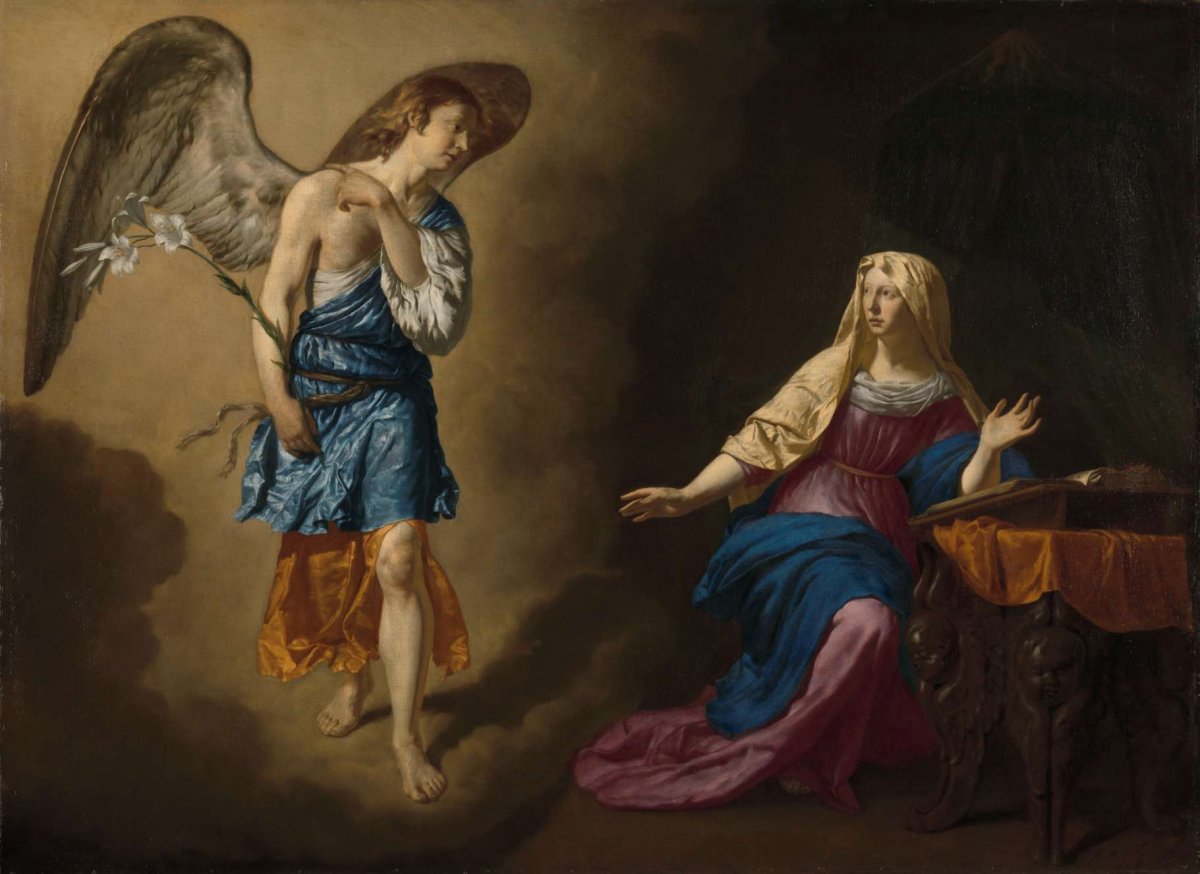 The Annunciation to the Virgin, Adriaen van de Velde, 1667