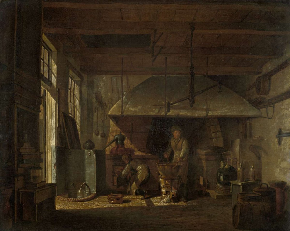 The Distillery of Apothecary A. d'Ailly in the Ramparts of the Zaagmolenpoort, Amsterdam, Johannes Jelgerhuis, 1818