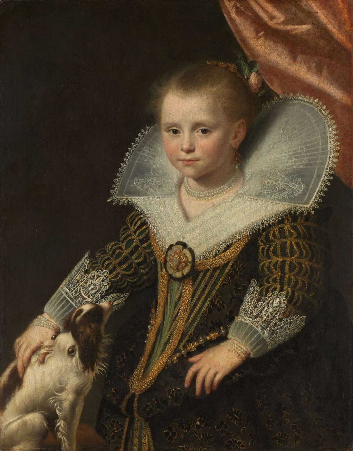 Portrait of a Girl, known as ‘The Little Princess’, Paulus Moreelse, c. 1623