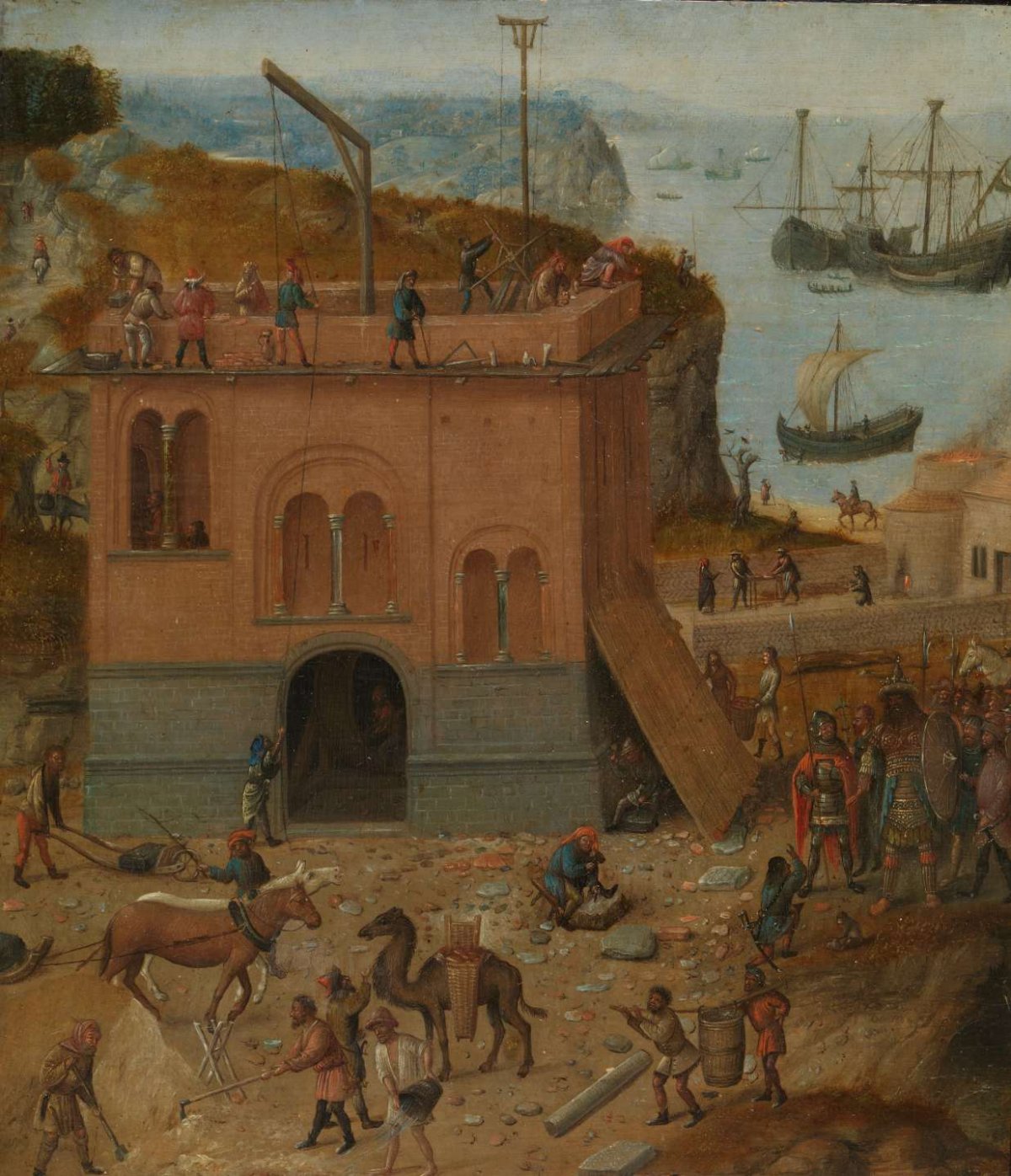 The Tower of Babel, anonymous, c. 1490