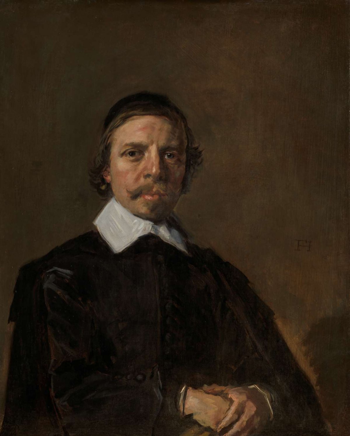 Portrait of a Man, possibly a Clergyman, Frans Hals, c. 1657 - c. 1660