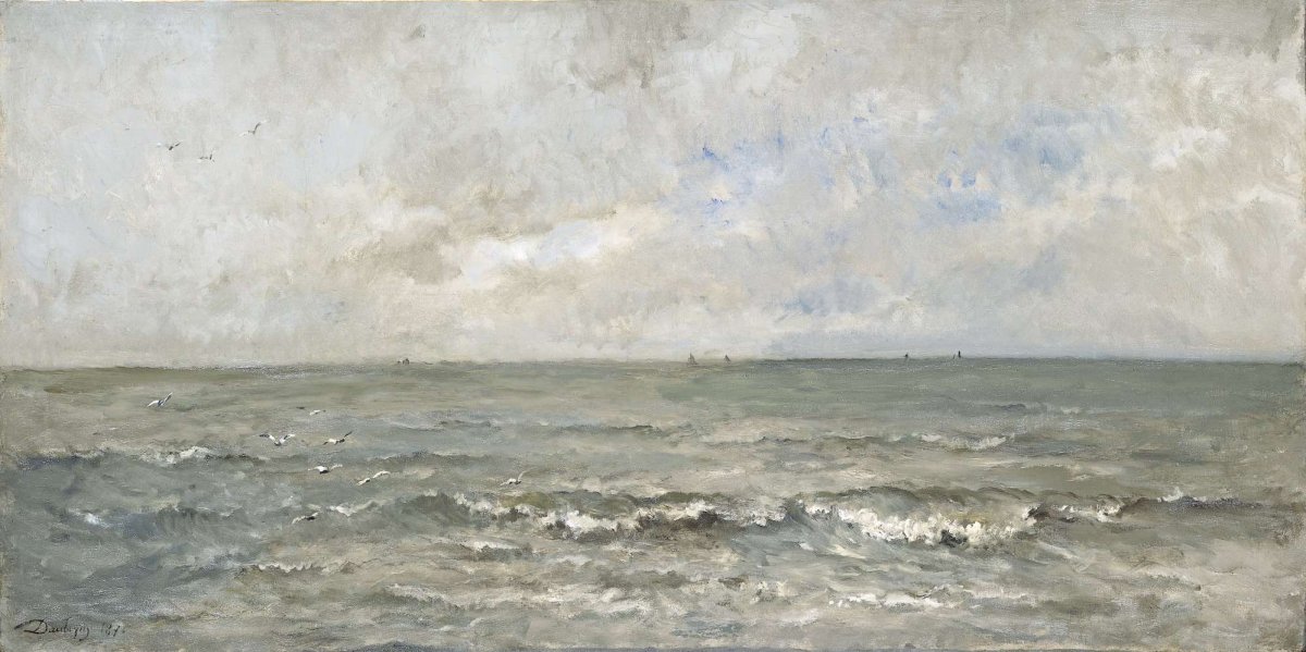 Seascape, Charles-François Daubigny, 1876
