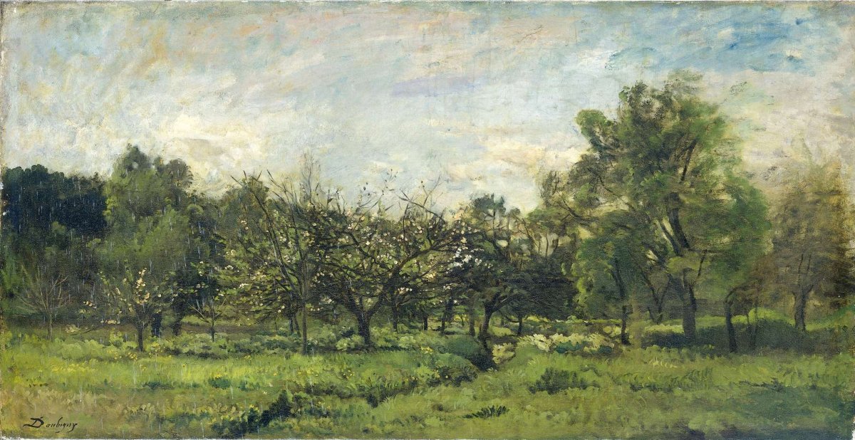 Orchard, Charles-François Daubigny, 1865 - 1869