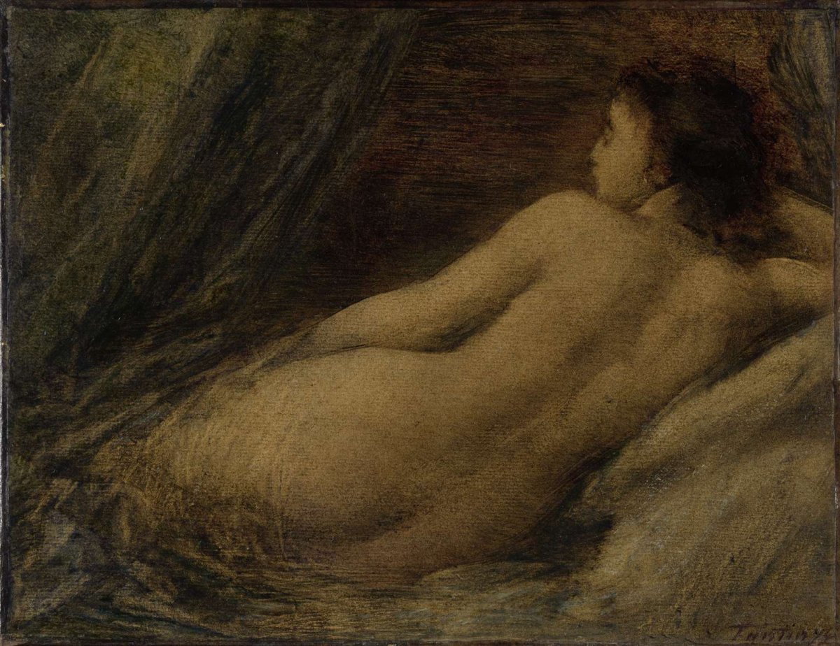 Reclining Nude, Henri Fantin-Latour, 1874