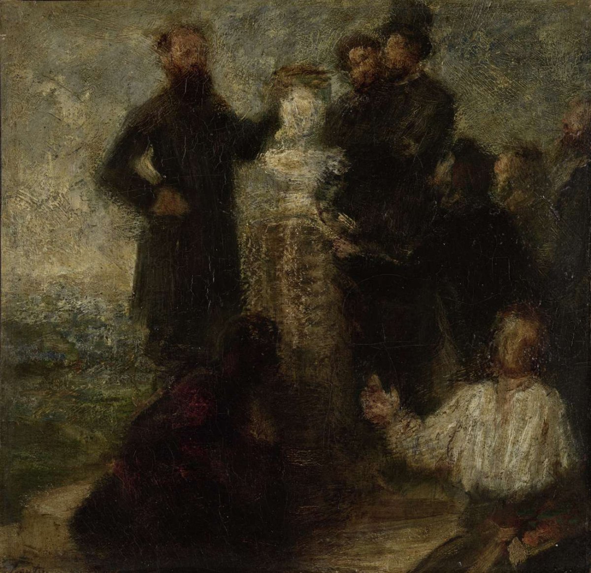 Esquisse pour l'Hommage à Delacroix, Henri Fantin-Latour, 1863 - 1864