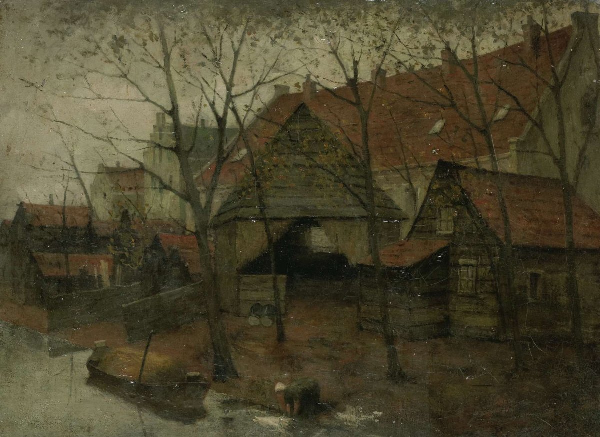 The Vinkenbuurt near Amsterdam, Eduard Karsen, 1885 - 1900