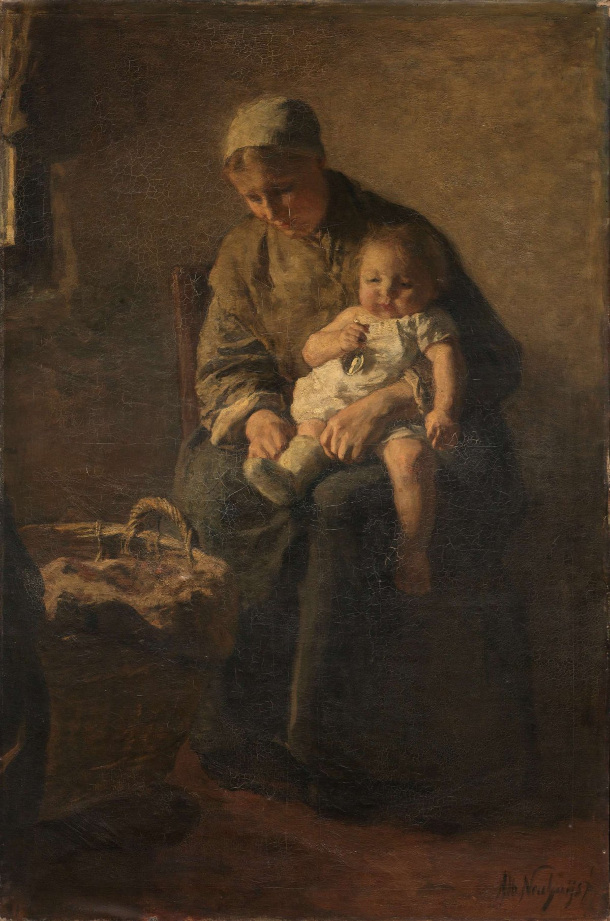 A Mother with her Child, Albert Neuhuys (1844-1914), c. 1880 - c. 1899