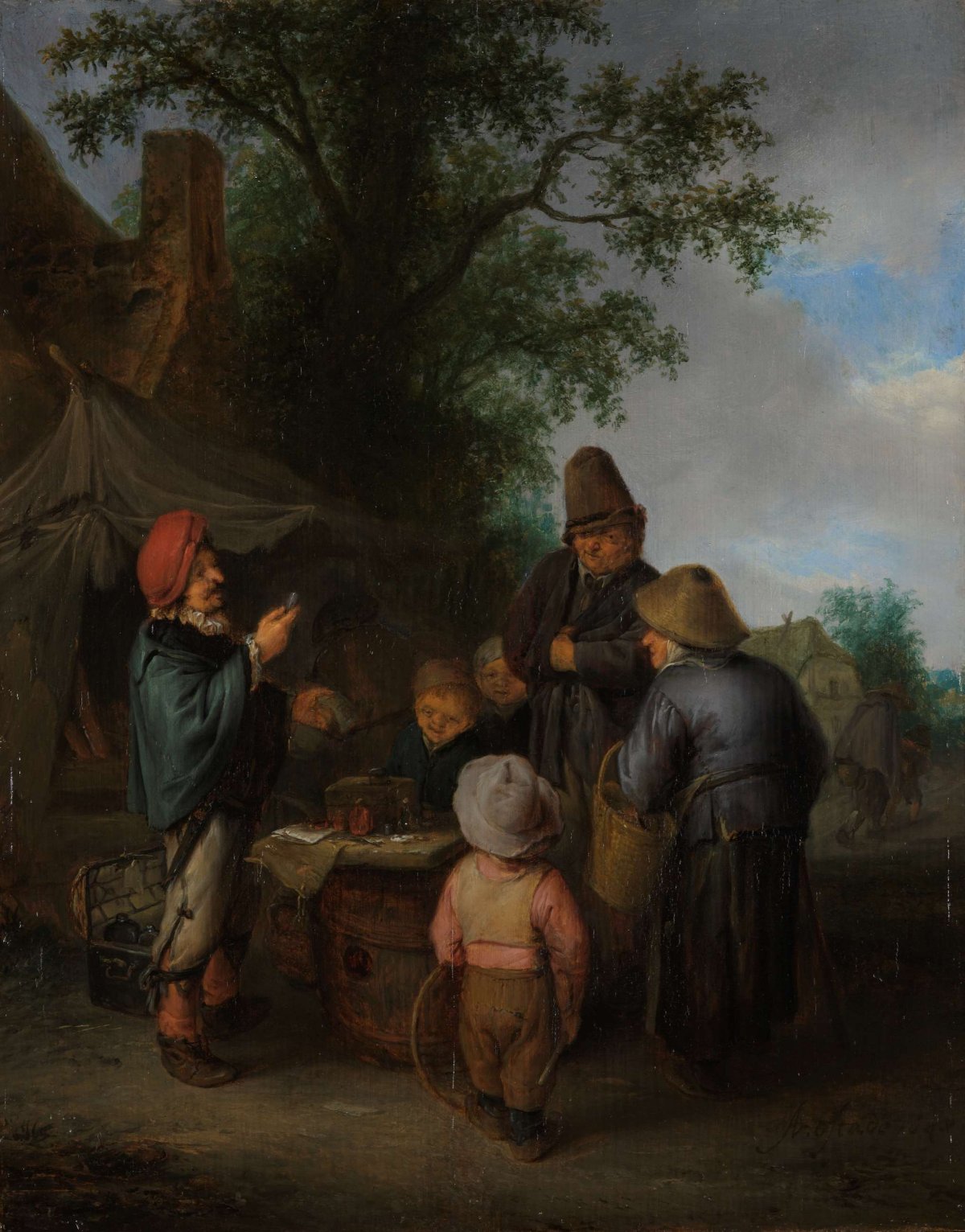 The Quacksalver, Adriaen van Ostade, 1648