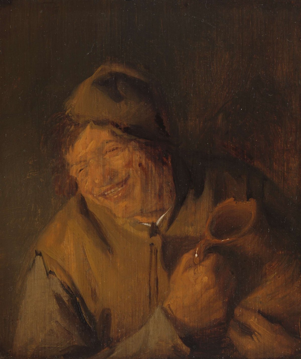 The Merry Peasant, Adriaen van Ostade, c. 1646