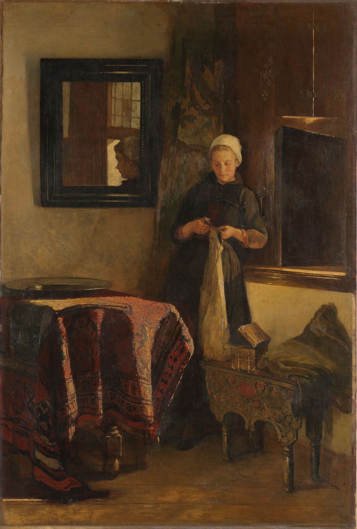 A Sunny Spot, Christoffel Bisschop, 1850 - 1888