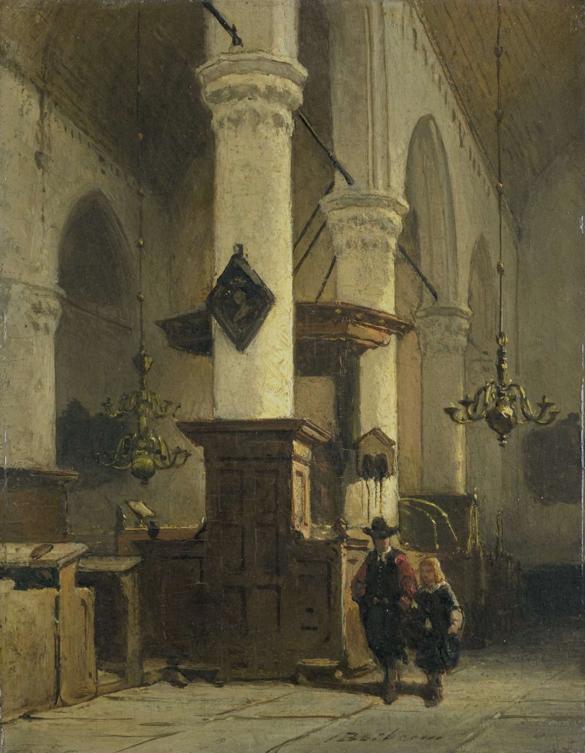 Church Interior, Johannes Bosboom, 1850 - 1891