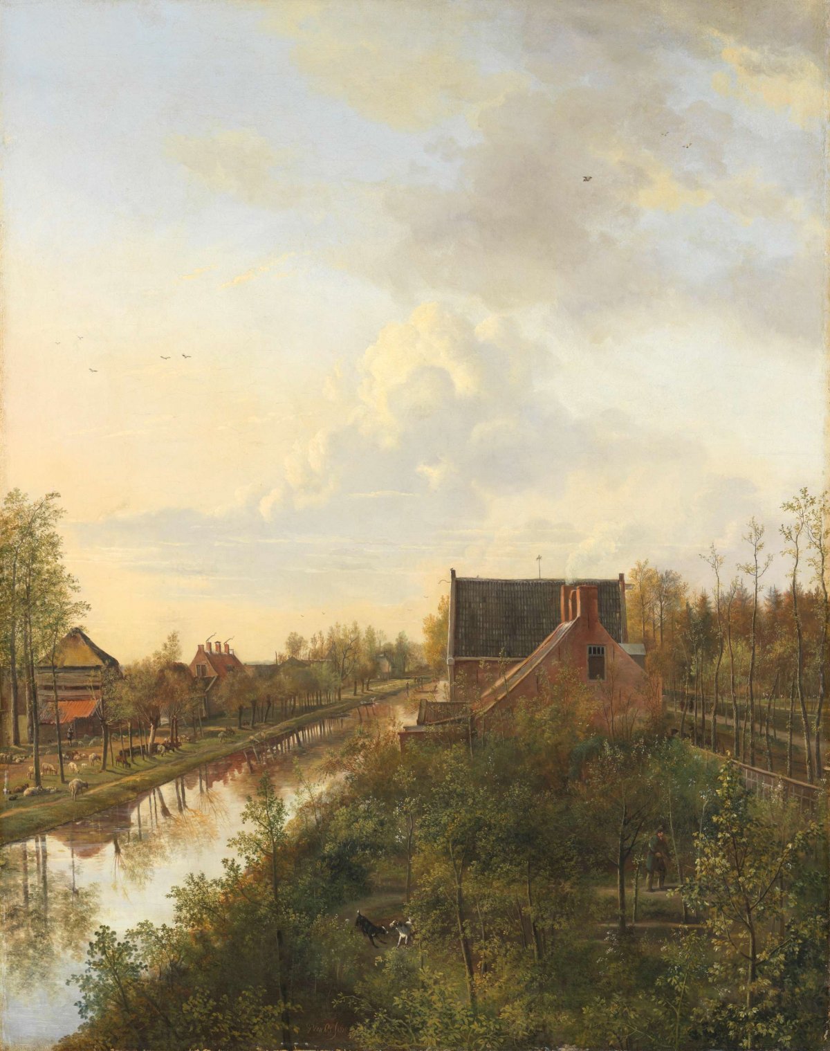 The Canal at ’s-Graveland, Pieter Gerardus van Os, 1818