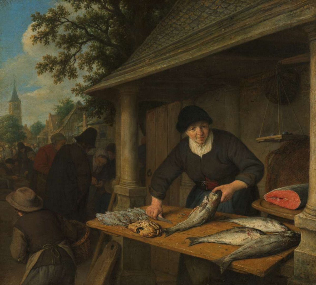 The Fishwife, Adriaen van Ostade, 1672