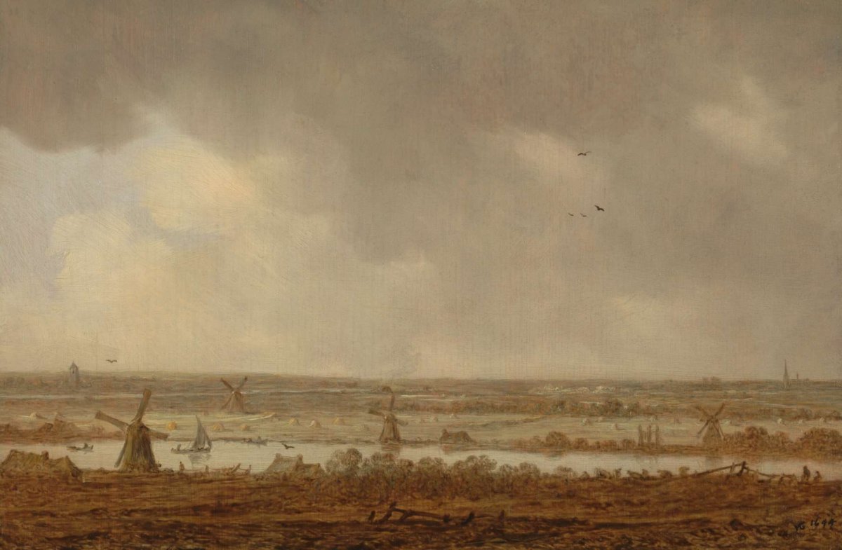 Polder Landscape, Jan van Goyen, 1644