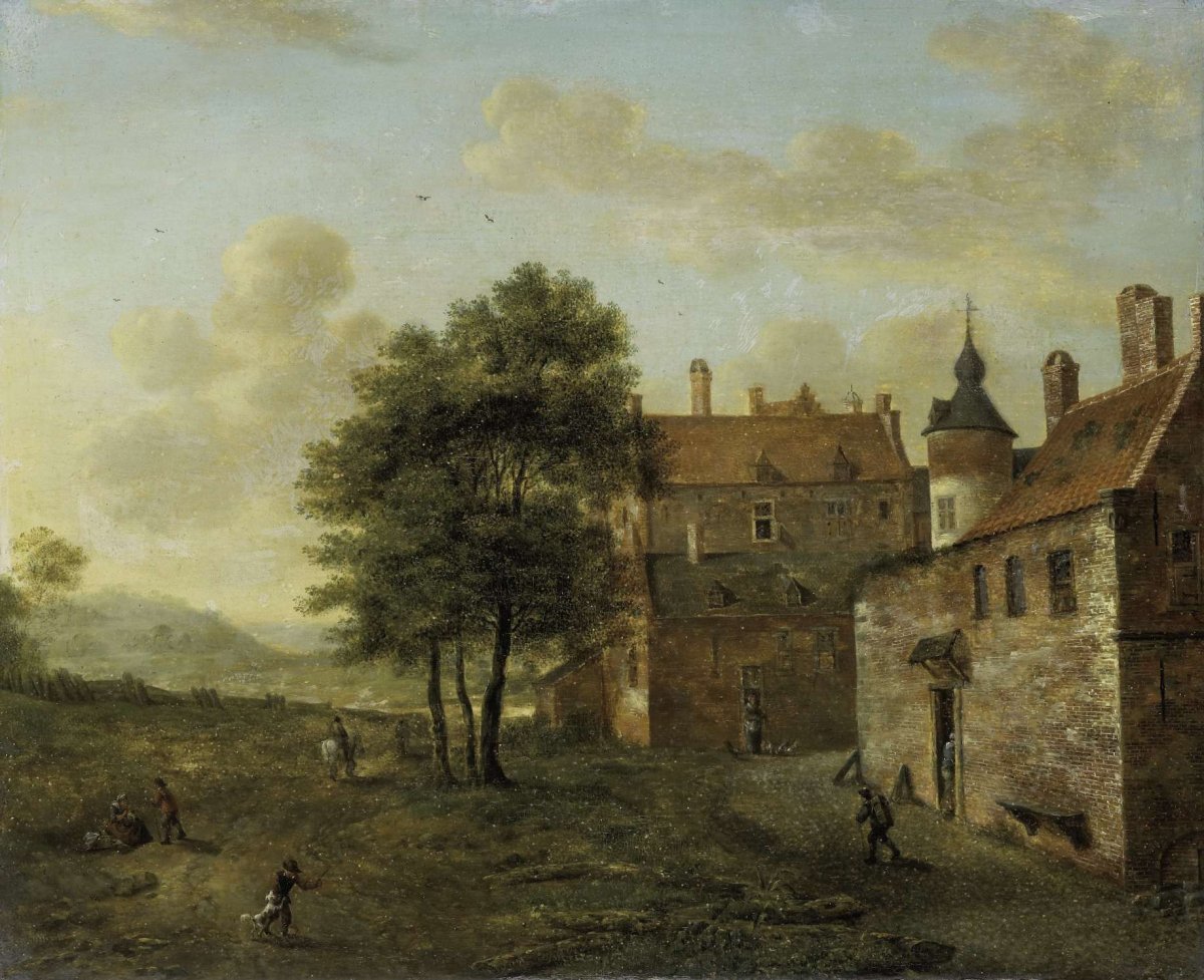 A Country Home, Jan van der Heyden, 1660 - 1712