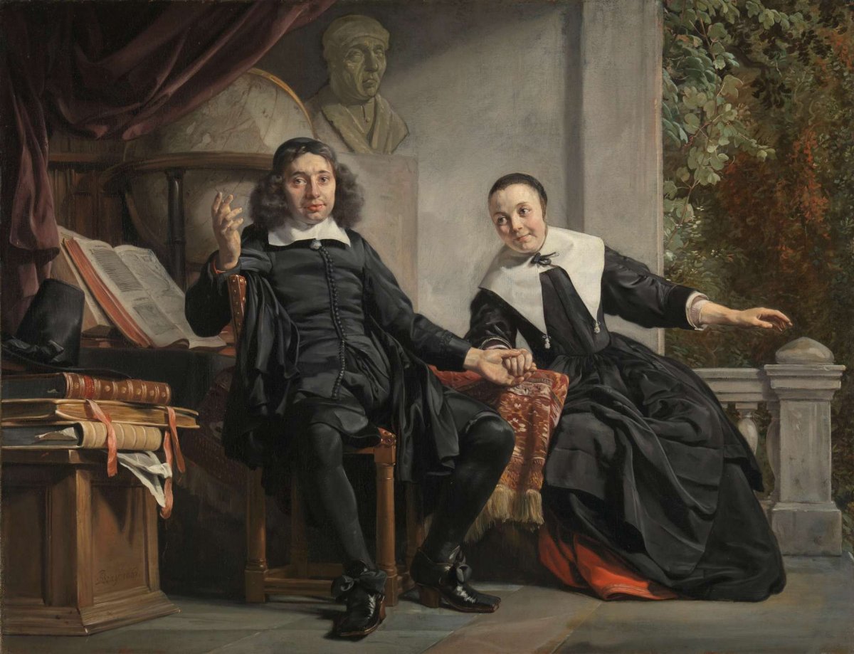 The Married Couple Abraham Casteleyn and Margarieta van Bancken, Jan de Bray, 1663