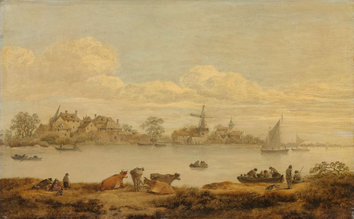 View of a River, anonymous, c. 1635