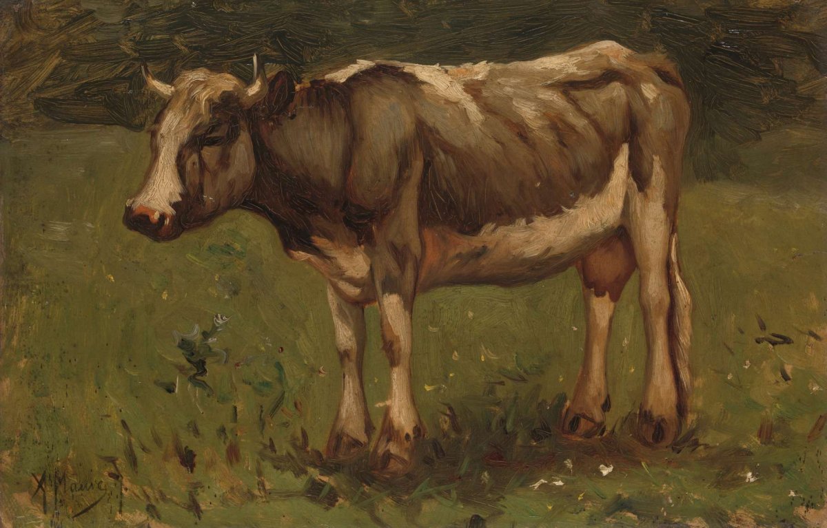 Koe, Anton Mauve, 1860 - 1888