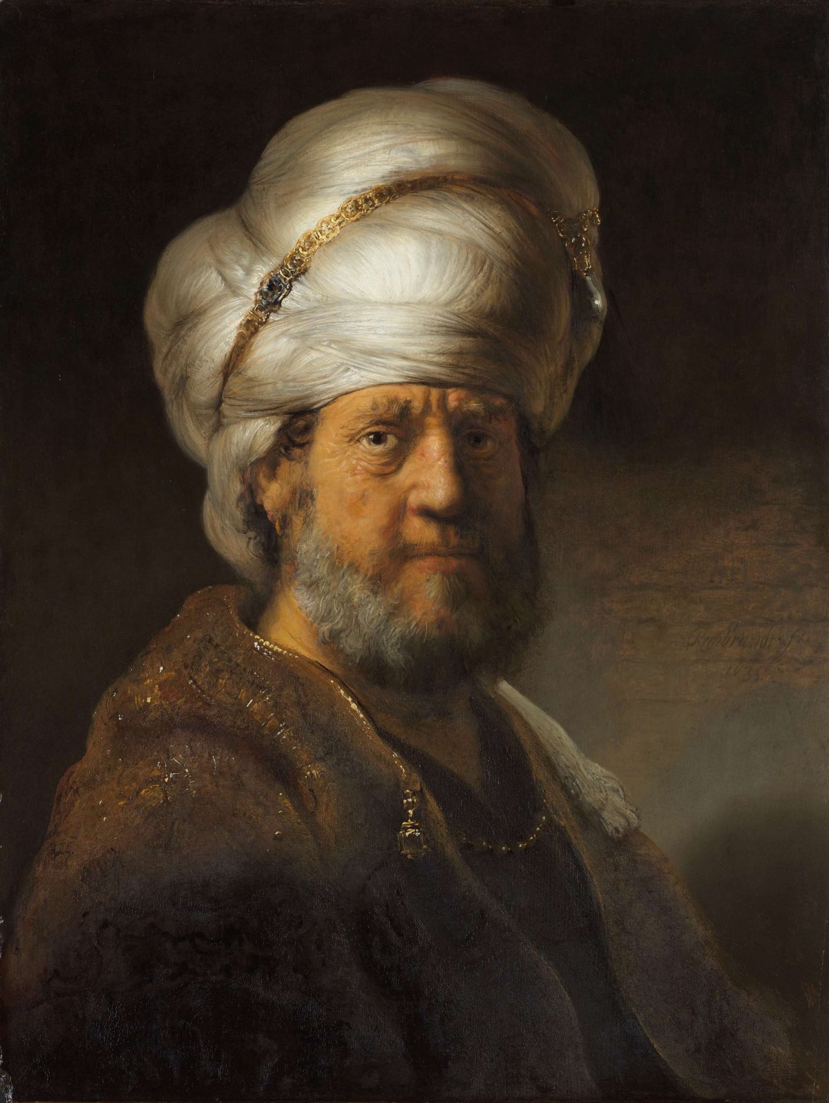 Man in Oriental Clothing, Rembrandt van Rijn, 1635