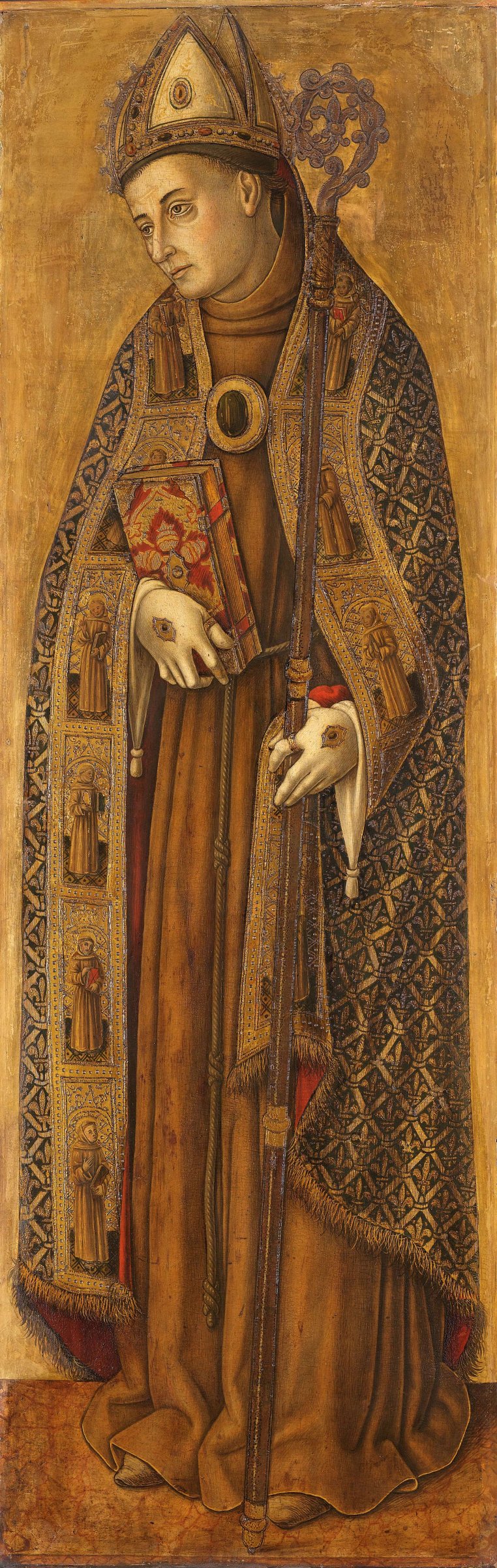 St Louis of France, Vittore Crivelli, 1481 - 1502