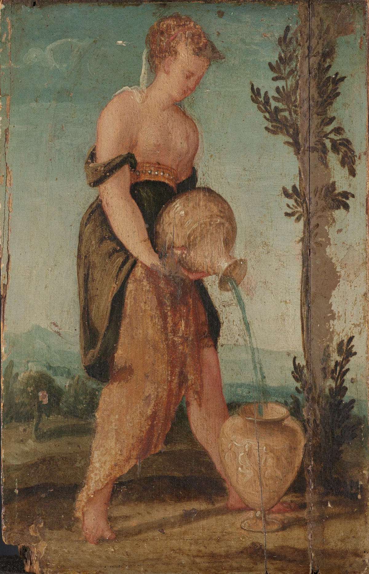 Woman with Water Jug, Lambert Sustris, 1540 - 1570