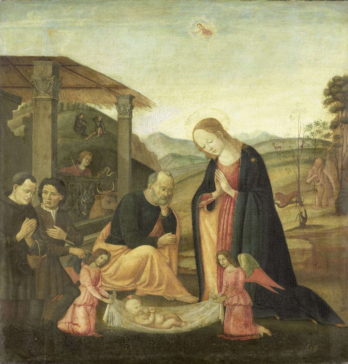 Adoration of the Christ Child, Jacopo del Sellaio, 1485 - 1520