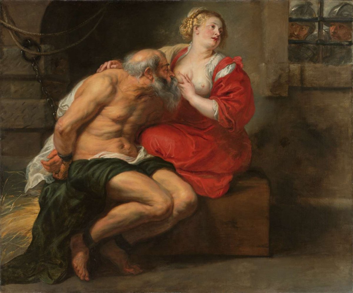 Cimon and Pero, Peter Paul Rubens, c. 1635