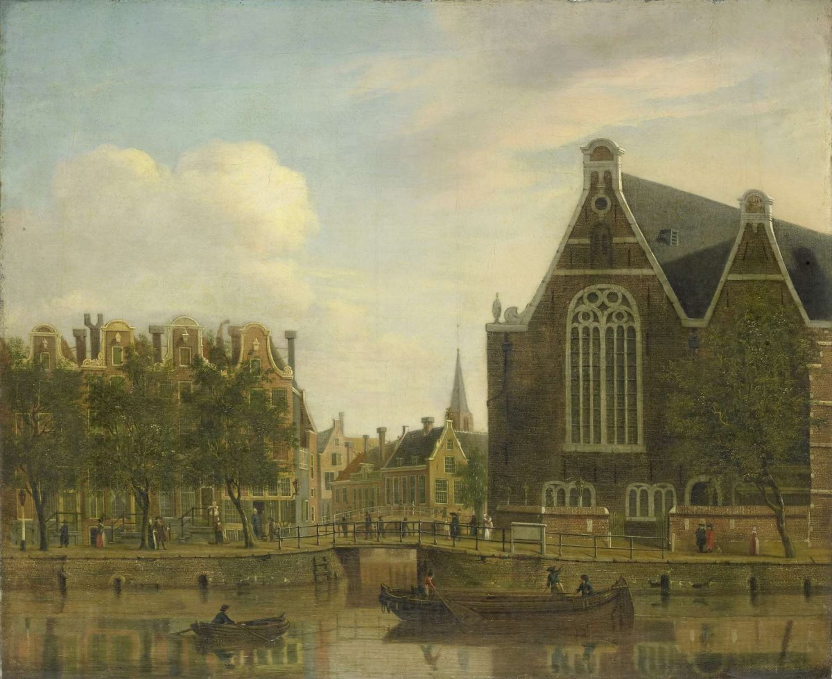 The so-called Boerenverdriet on the Spui, Amsterdam, Jan Ekels (I), 1750 - 1781