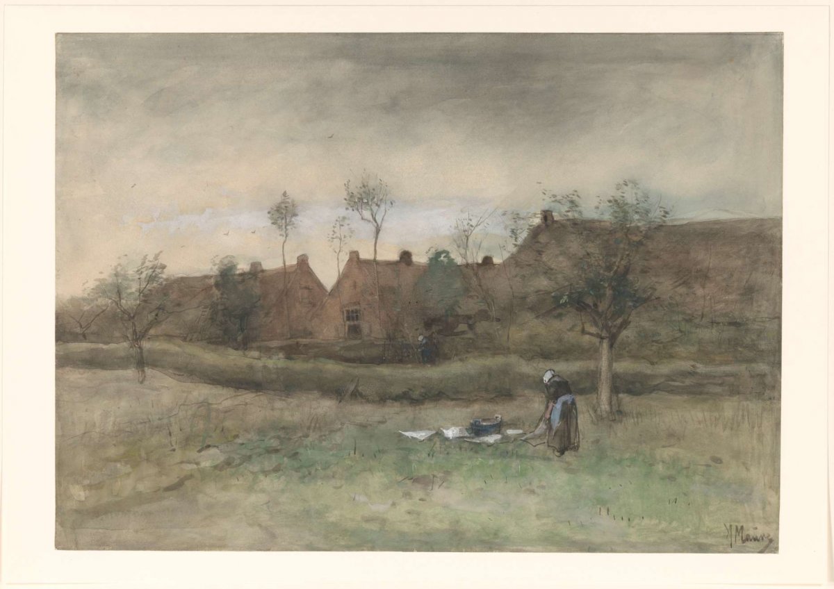 Bleekveld, Anton Mauve, 1848 - 1888