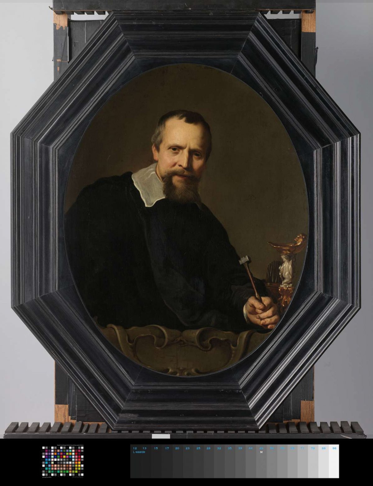 Portrait of Johannes Lutma, Jacob Adriaensz Backer, c. 1646