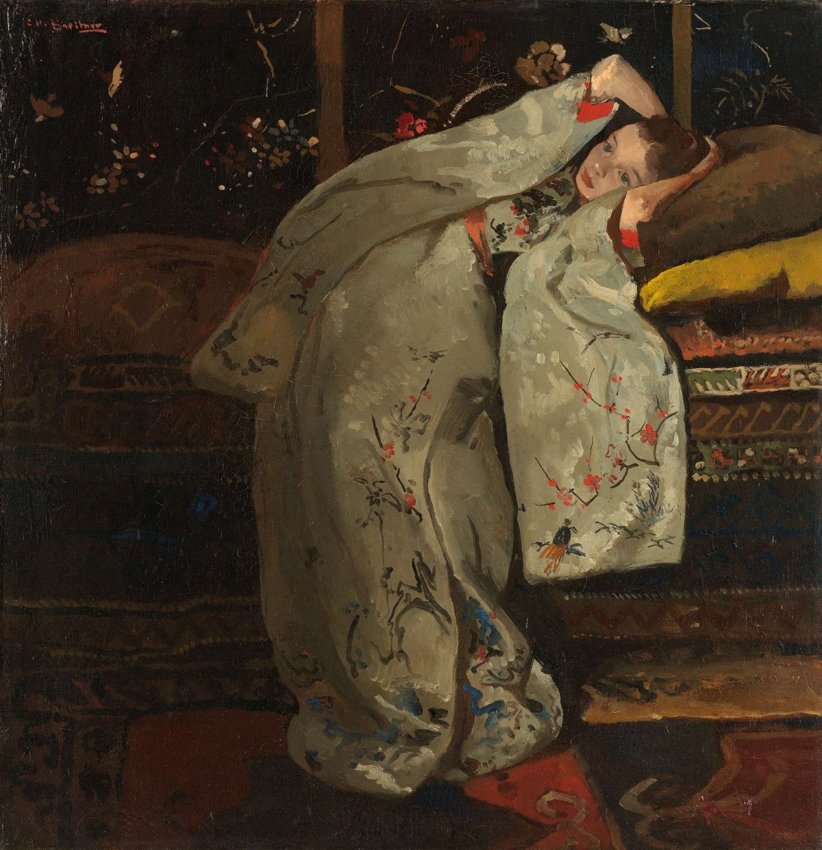 Girl in a White Kimono, George Hendrik Breitner, 1894