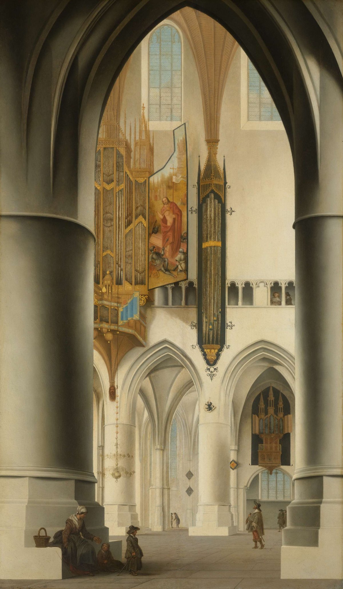 Interior of the Church of St Bavo in Haarlem, Pieter Jansz Saenredam, 1636