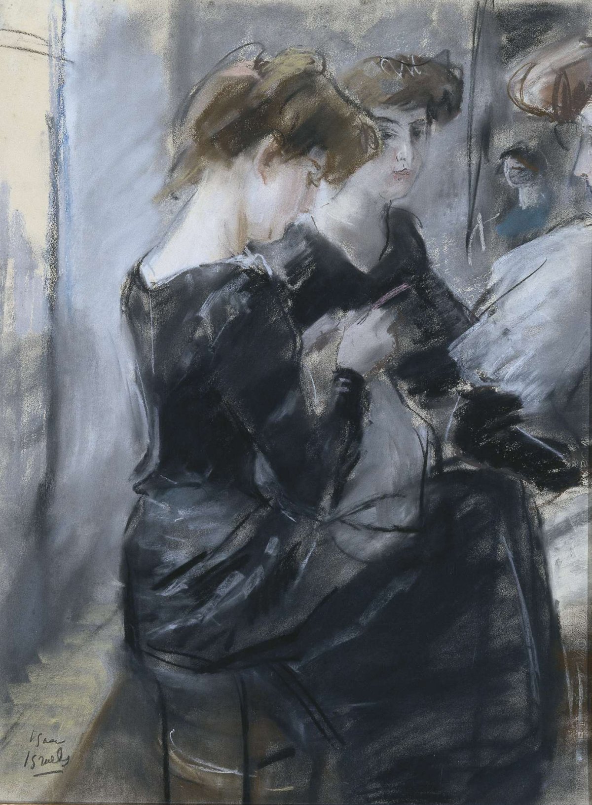 Modistenatelier, Isaac Israels, 1875 - 1919