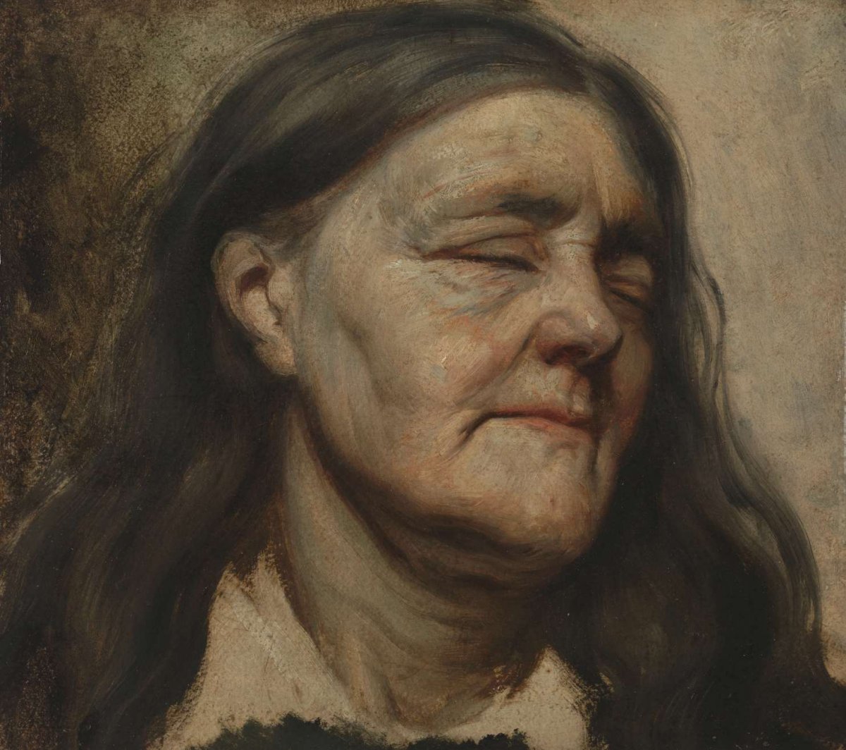 Study of an Old Woman, Matthijs Maris, c. 1856 - c. 1857