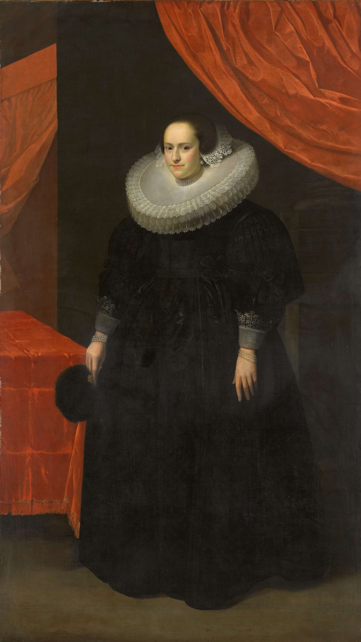 Portrait of Suzanna Moor (1608-57), anonymous, in or after 1629