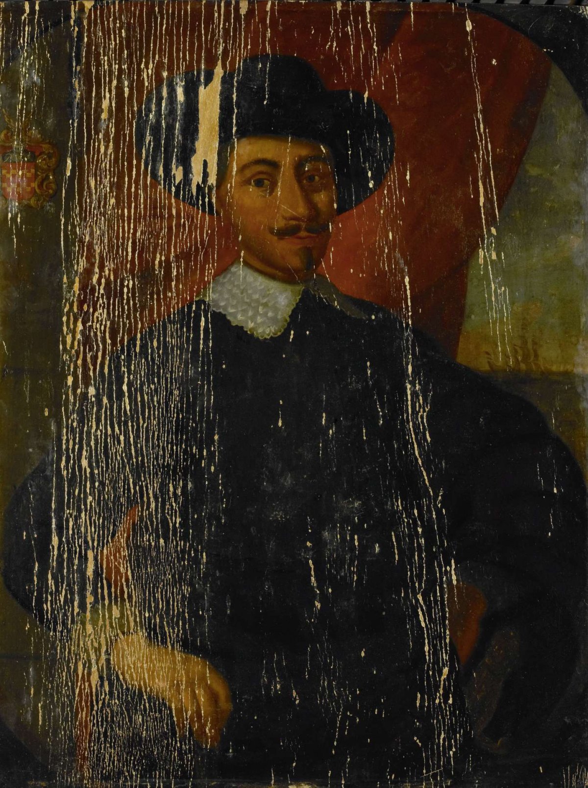 Portrait of Antonio van Diemen, Governor-General of the Dutch East Indies, anonymous, 1636 - 1675