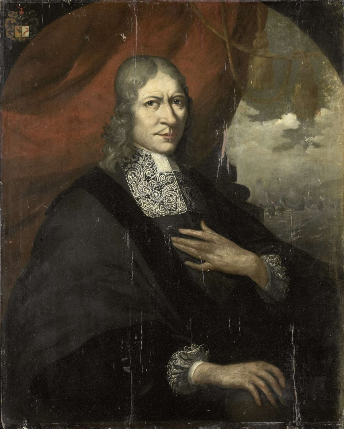 Portrait of Rycklof van Goens, Governor-General, Martin Palin, 1680 - 1700
